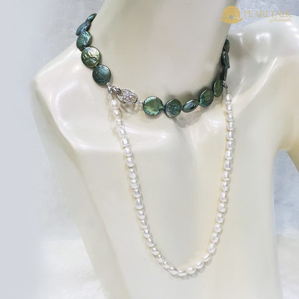 CHUỖI NGỌC TRAI ĐÔI HIGH NECK 5MM 14MM
